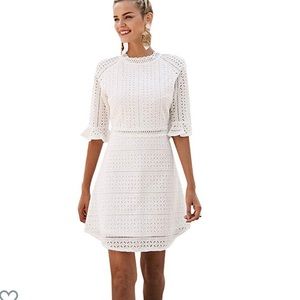 CROCHET WHITE DRESS
